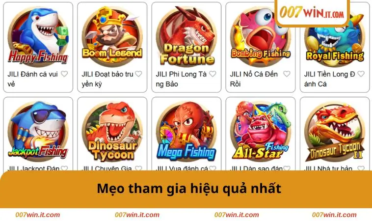 Mẹo tham gia hiệu quả nhất