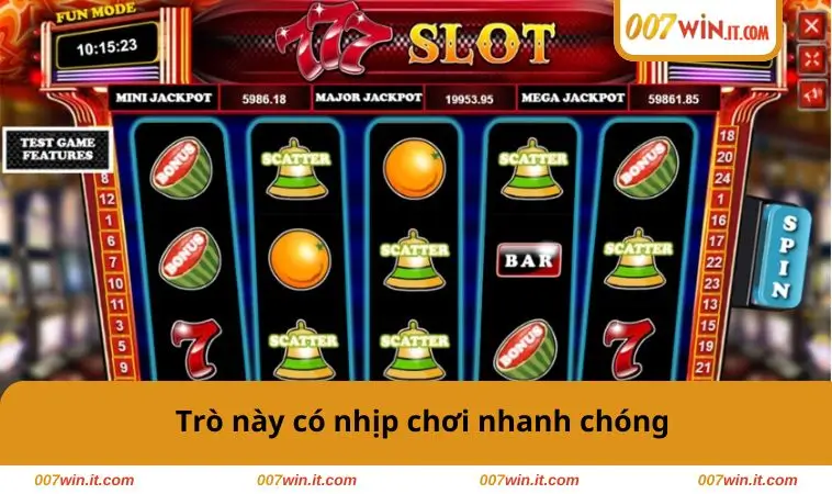 Trò này có nhịp chơi nhanh chóng